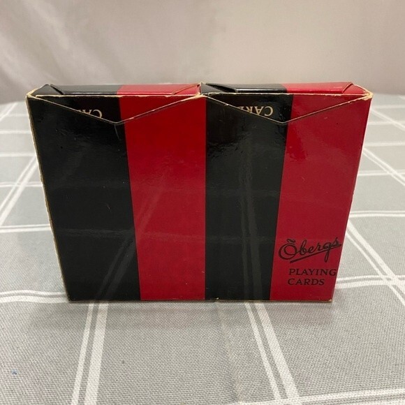 1958 Stig Lindberg Oberg & Son 2 Deck Playing Cards 465 Comedia Sweden Rare MCM - Picture 3 of 12